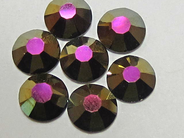 72 pcs. 20ss PADPARADSCHA IRIS MIST (maxima) FLATBACK PRECIOSA Rhinestones